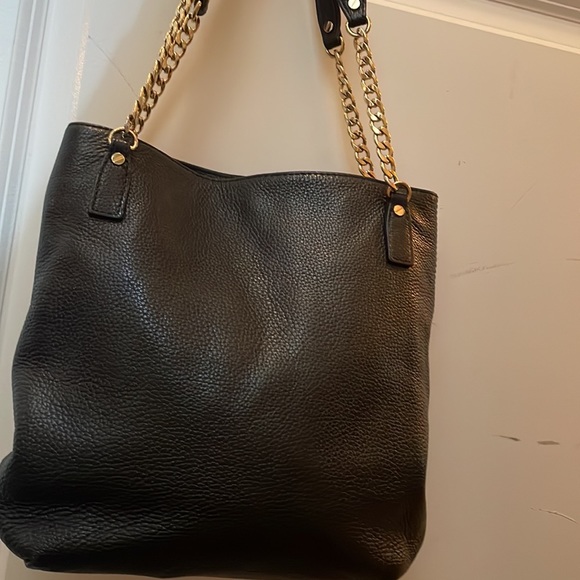 Michael Kors black pebbled leather shoulder bag with matching Wallet - Picture 12 of 17